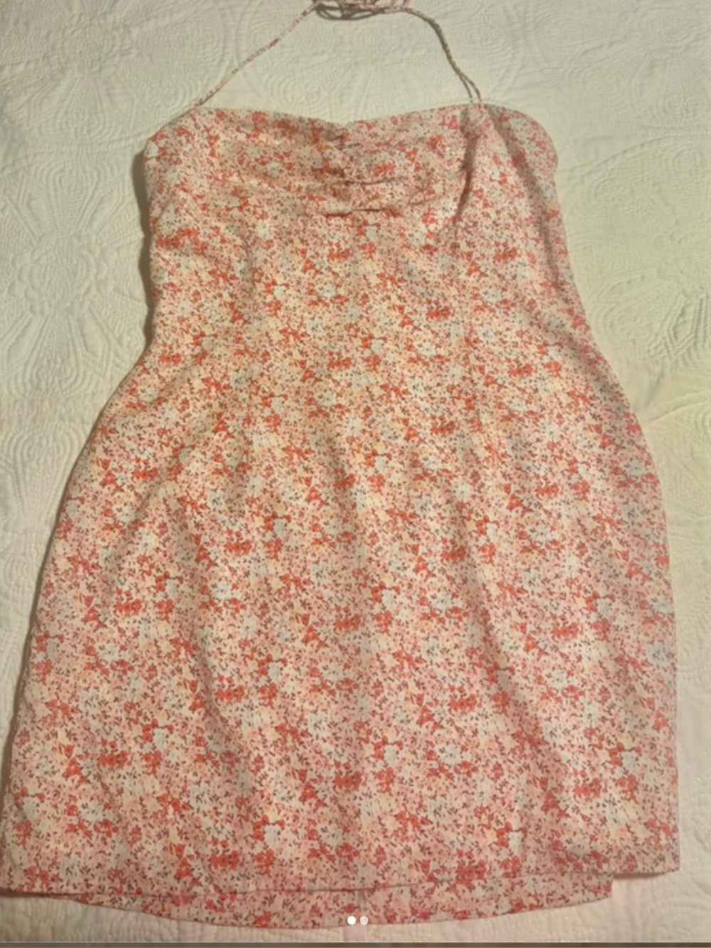 NWOT MAJORELLE Pink Floral Midi Sun Dress M